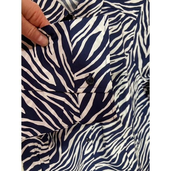NWOT Jessica London Animal Print Button Up Shirt 16W - Picture 3 of 7